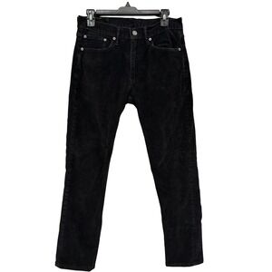 Levis 511 Slim Fit Corduroy-like Pants Mens 31x30 Black Stretch Cords 04511-2131